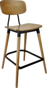 Durafurn Felix Barstool - Ply Seat